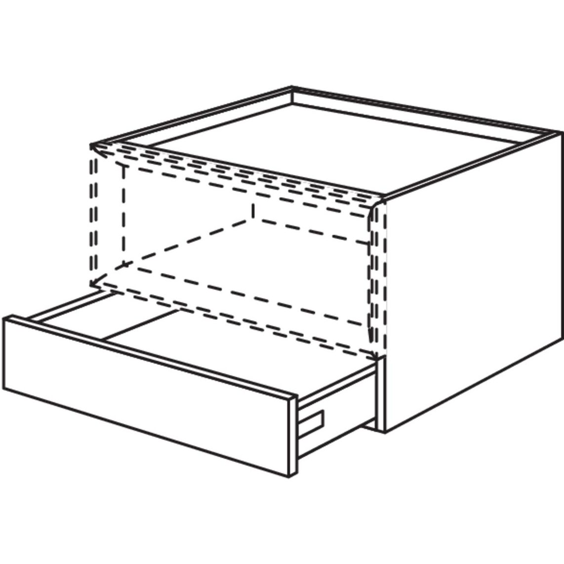 Nobilia Schubkastenschrank fuer Regaleinsatz Case USC100-43 43131
