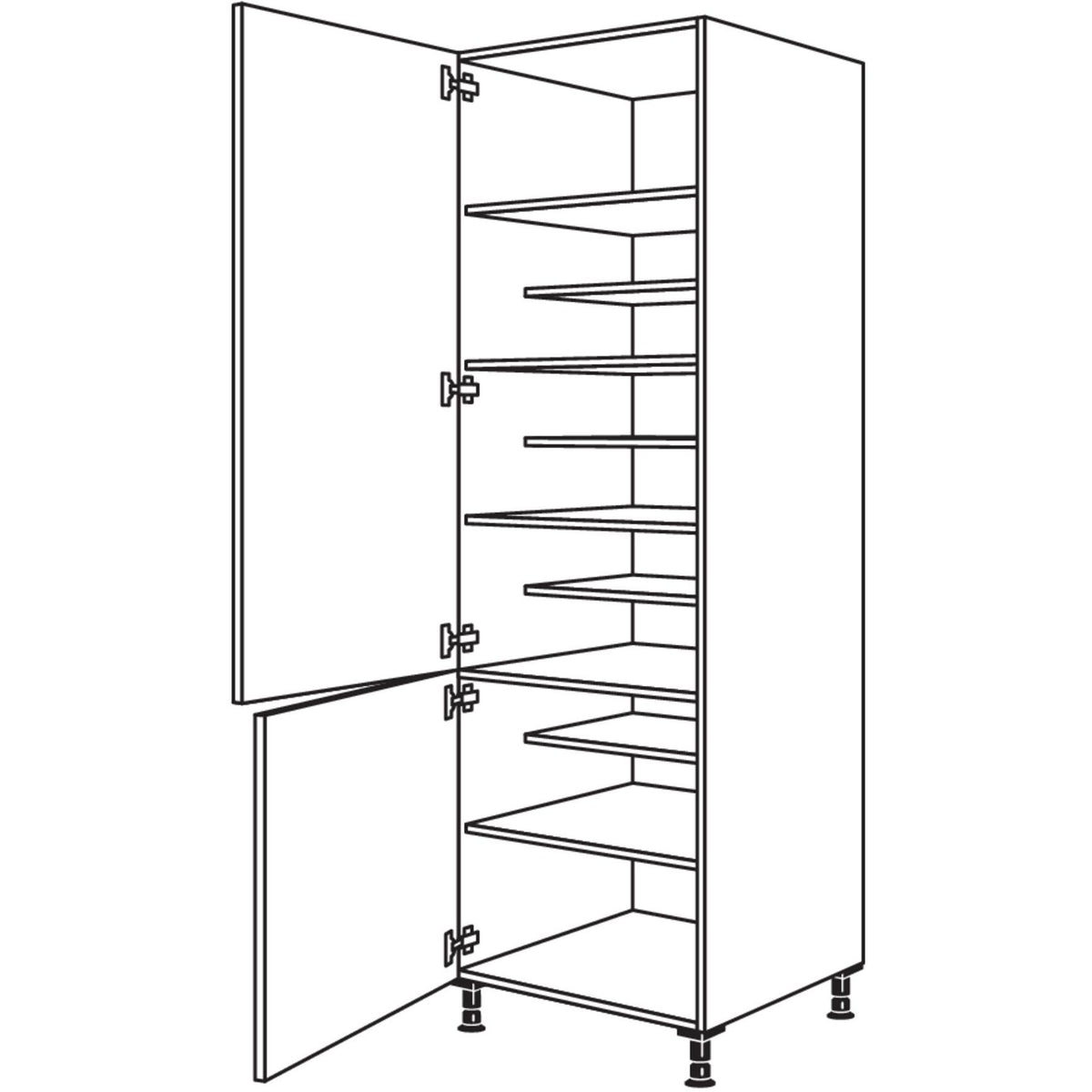 Nobilia Schuhschrank HDWS60-3 45086