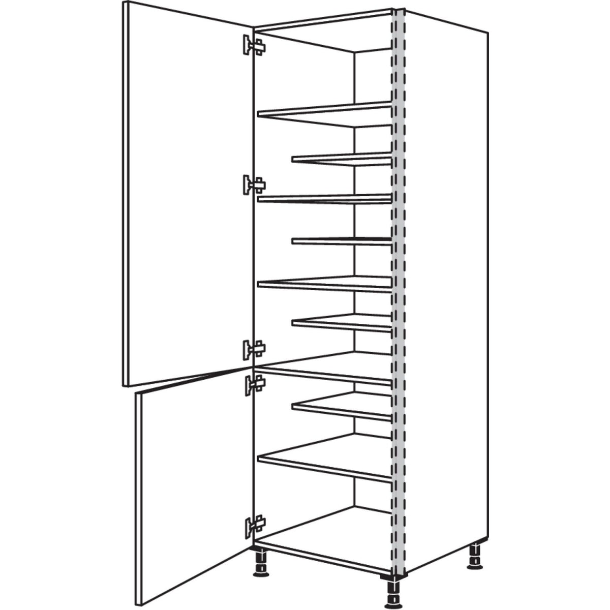 Nobilia Schuhschrank NHSWS60-2 36189