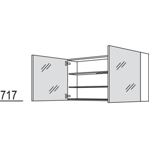 Nobilia Spiegelschrank WBSP120-1 2725