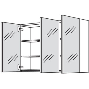 Nobilia Spiegelschrank WBSP390-1 2729