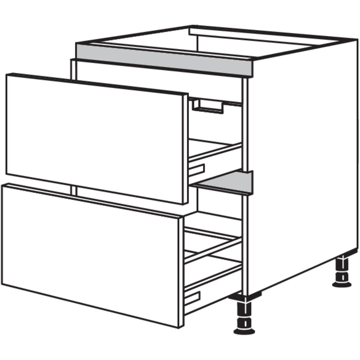 Nobilia Spuelen-Auszugschrank NSPUASA80 51228