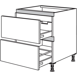 nobilia spoelbak-uittrekonderkast NSPUASA60 60 cm - Easytouch | 945