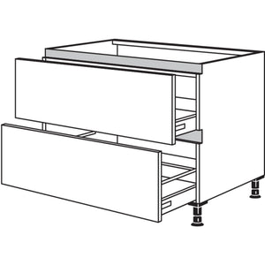 Nobilia Spuelen-Auszugschrank Separato NSPU2A-ASS100 51235