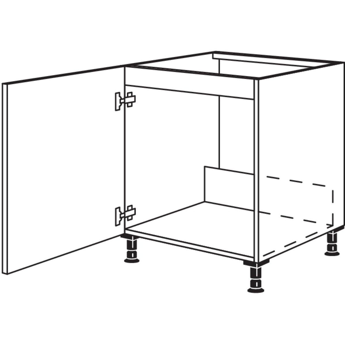 Nobilia Spuelenschrank SPUD40 31204