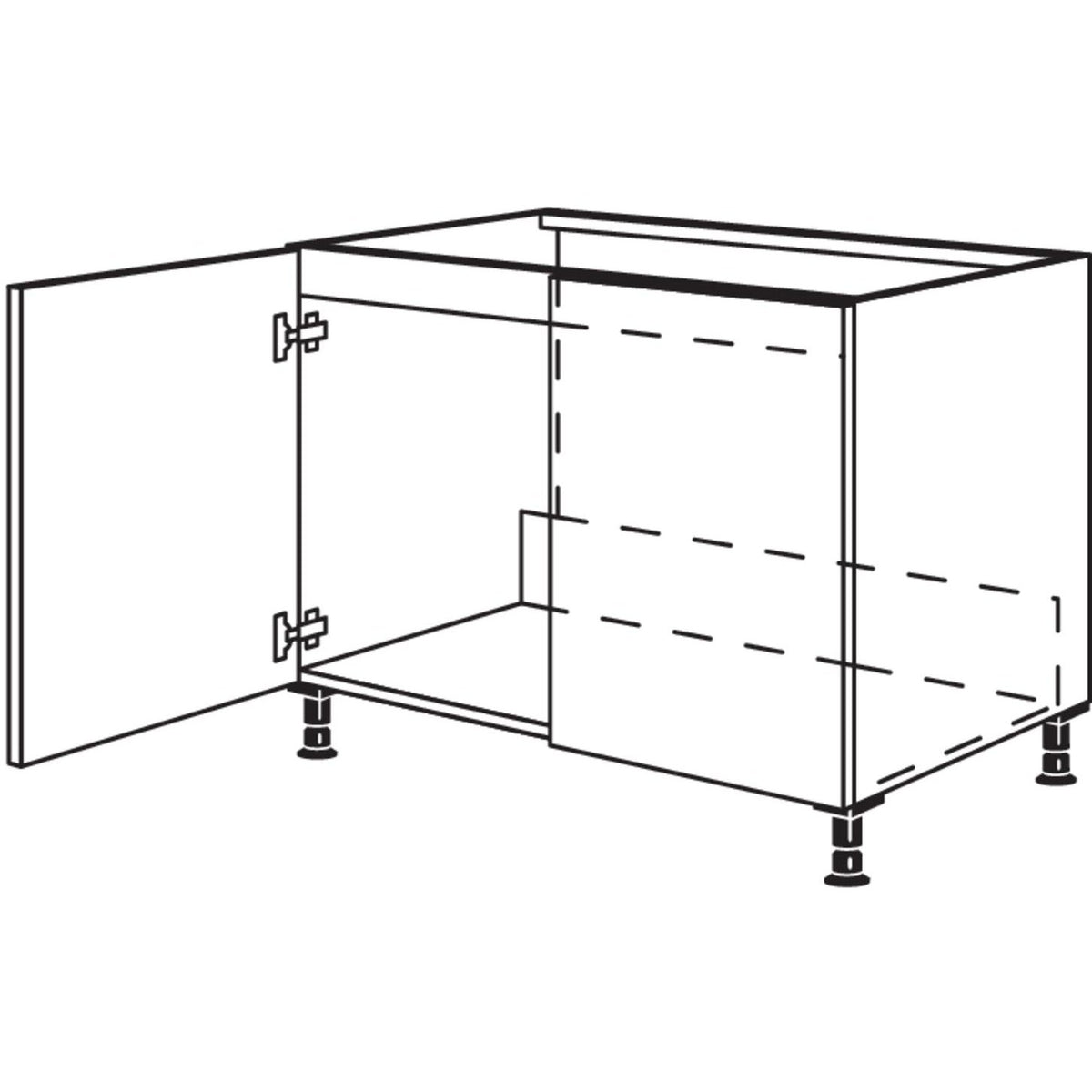Nobilia Spuelenschrank SPUD90 31161