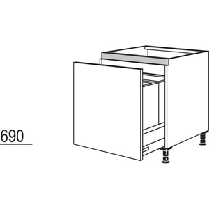Nobilia Spuelenschrank Separato-K NSPUA-ASK60 54256
