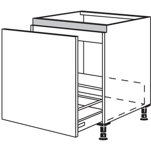 Nobilia Spuelenschrank fuer bauseitige Wertstoffbehaelter-Systeme NSPUA-BW60 50296