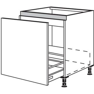 nobilia meuble sous-évier pour systèmes de conteneurs de matériaux recyclables sur site NSPUA-BW60 60 cm - Focus | 312