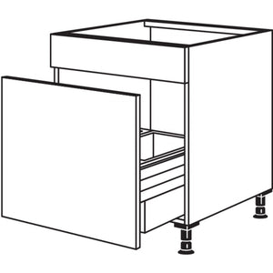 Nobilia Spuelenschrank mit Zargen-Cargo SPU-AS60 22286