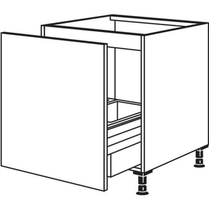 Nobilia Spuelenschrank mit Zargen-Cargo SPUAD-AS60 22296