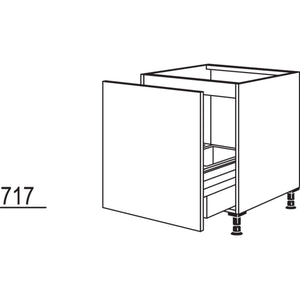 Nobilia Spuelenschrank mit Zargen-Cargo SPUAD-AS60 22296