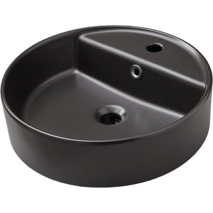 Nobilia TURKUAZ--amp-nbsp-Aufbauwaschtisch -amp-nbsp-CANAK 45- Keramik Schwarz matt 87734 87734