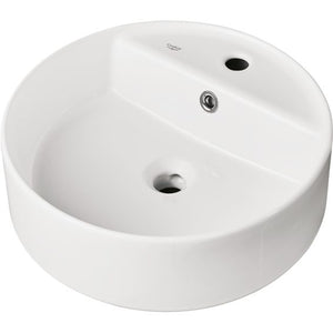 Nobilia TURKUAZ TURKUAZ--amp-nbsp-Aufbauwaschtisch -amp-nbsp-CANAK 45- Keramik  Weiss 87732 87732
