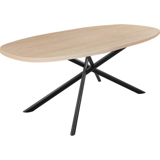 nobilia Plateau de table en forme de bateau APDTB160-95 160 cm - Décor chêne San Remo | 078