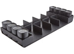 Nobilia Universal-Organisation Esche schwarz mit Vorratsdosen AOSVN60N 39506