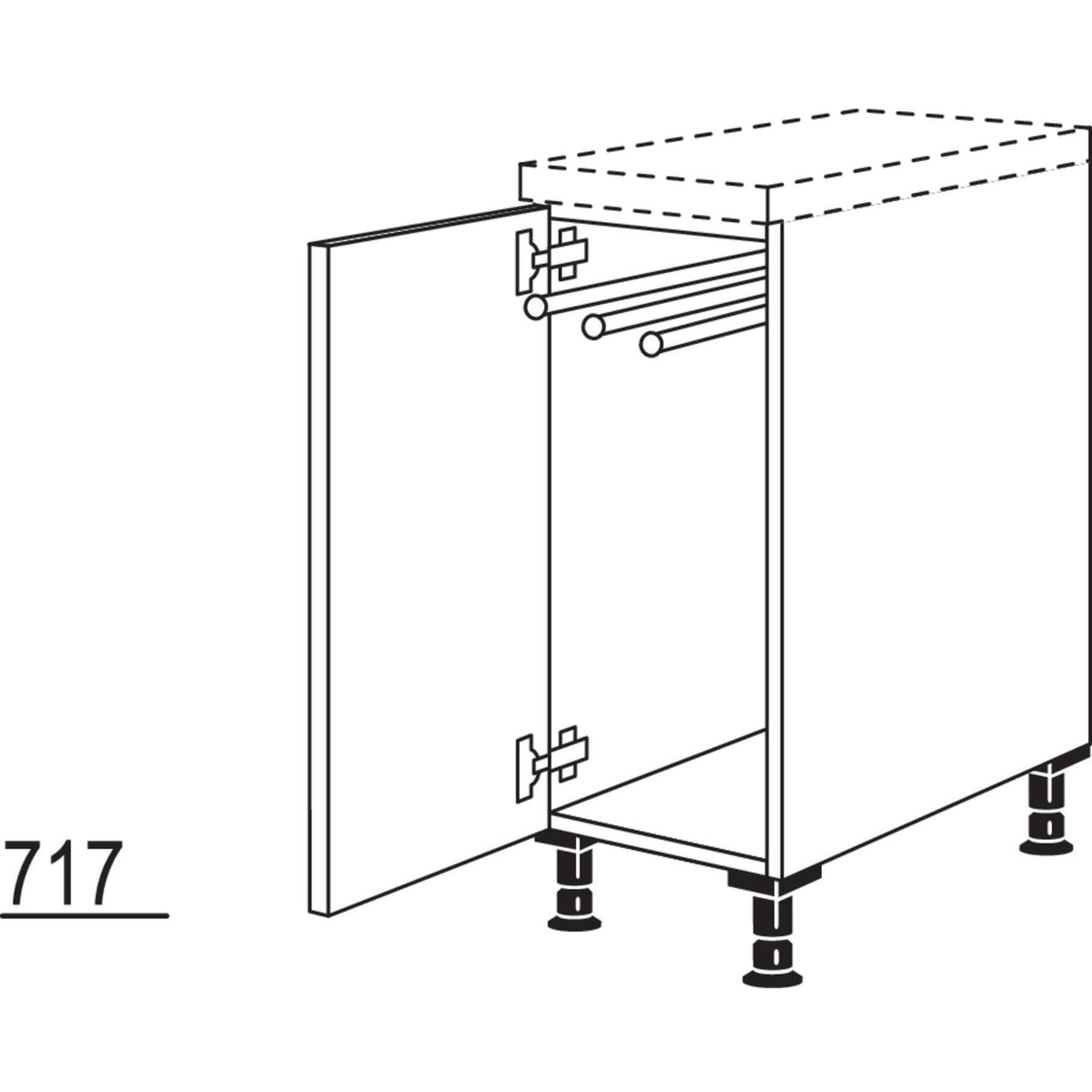Nobilia Unterschrank UDHT20 31002