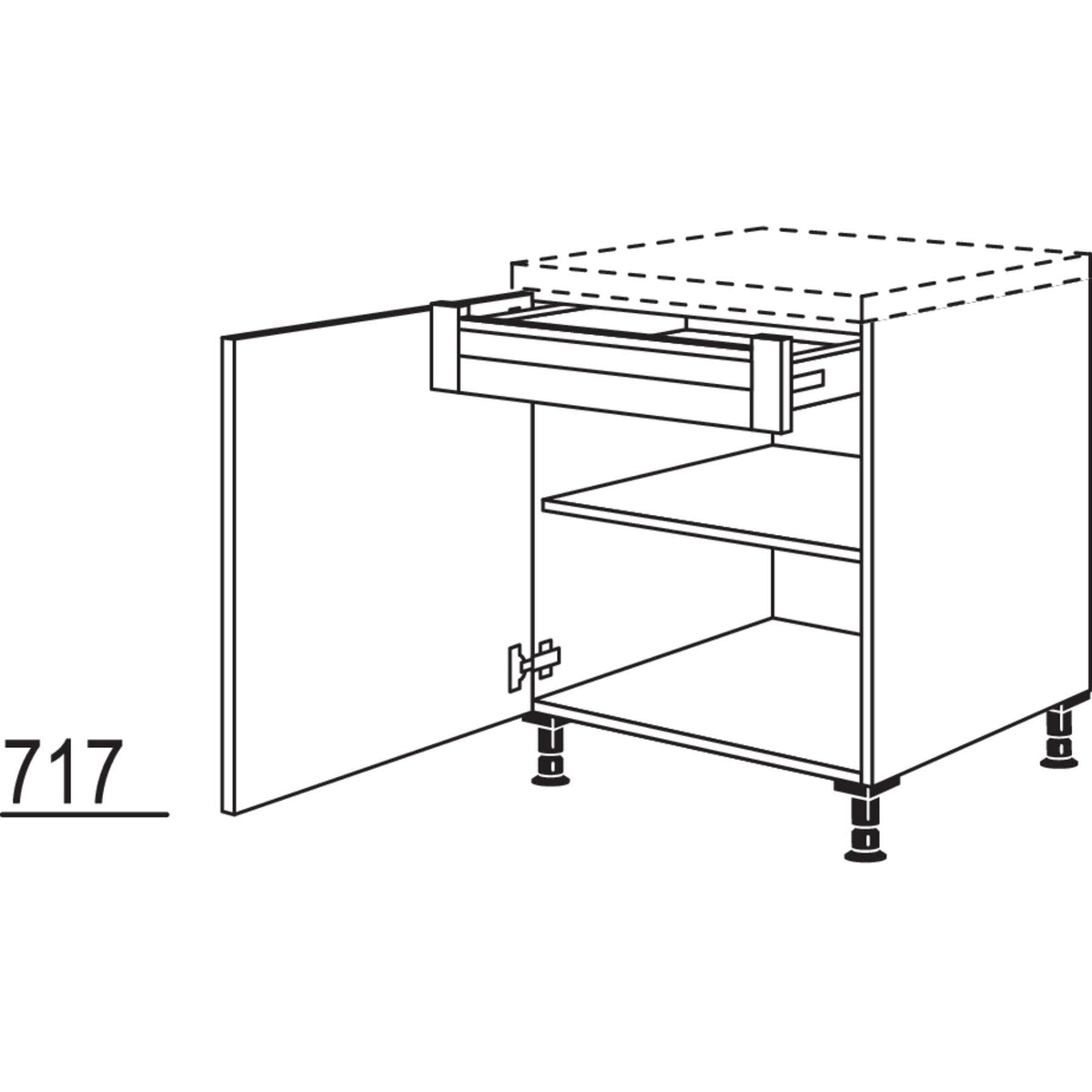 Nobilia Unterschrank UDI60 20036