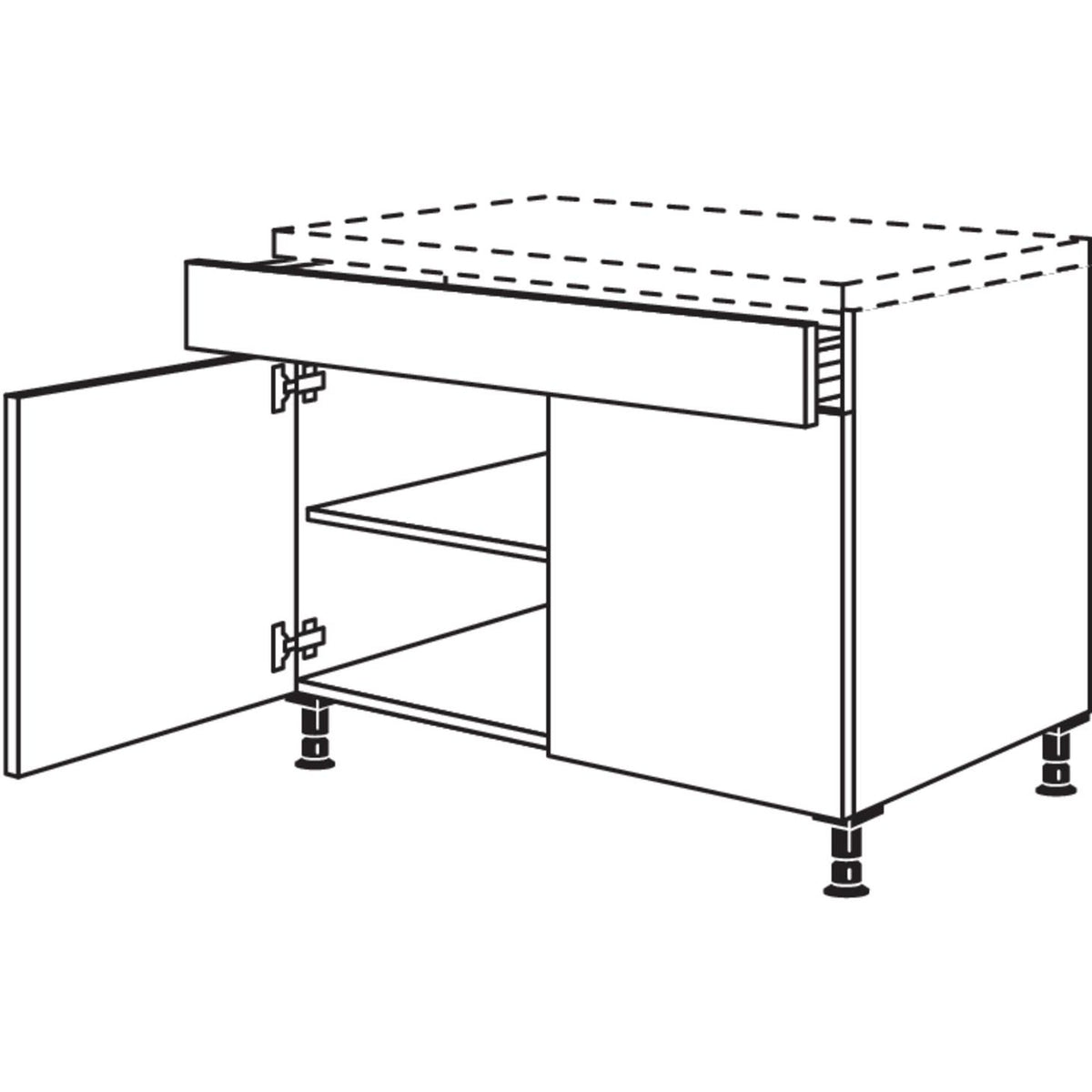 Nobilia Unterschrank USG120 23412