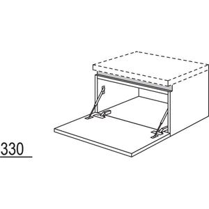 Nobilia Unterschrank mit Barklappe NBUKB45-36 66884