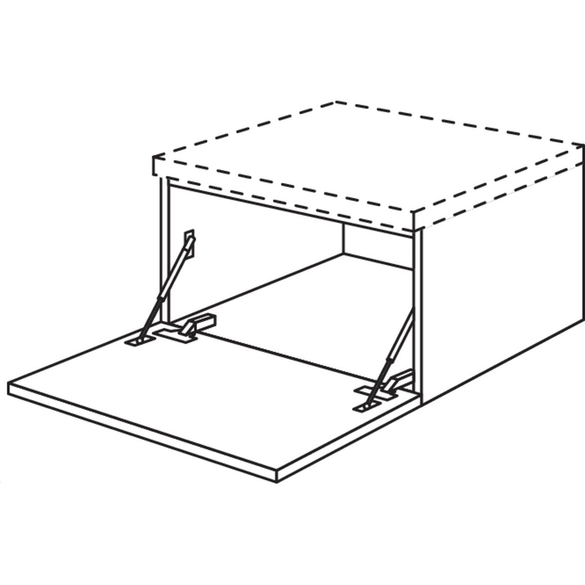 nobilia Unterschrank mit Barklappe UKB100-36 30510