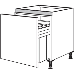 Nobilia Unterschrank mit Muelltrennsystem Euro-Cargo NUASL-EC45 51471