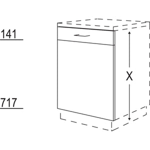 Nobilia Verstiftete Maxi-Tuerfront GSB60-I-M 44866