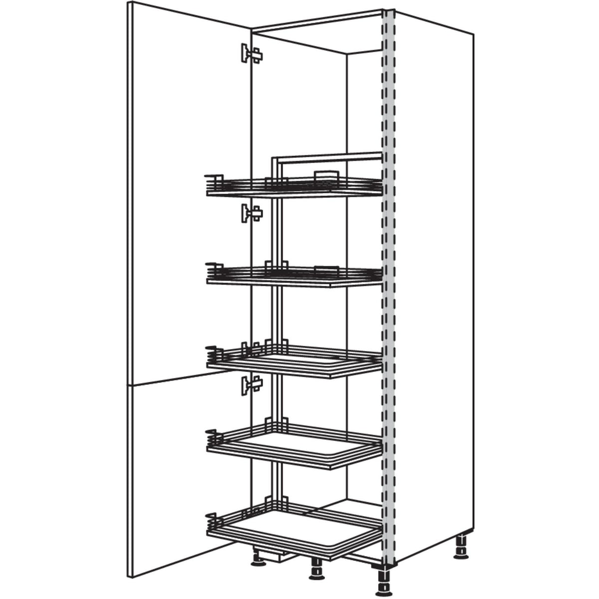 Nobilia Vorratsschrank Cargo NHSC60-3 53182