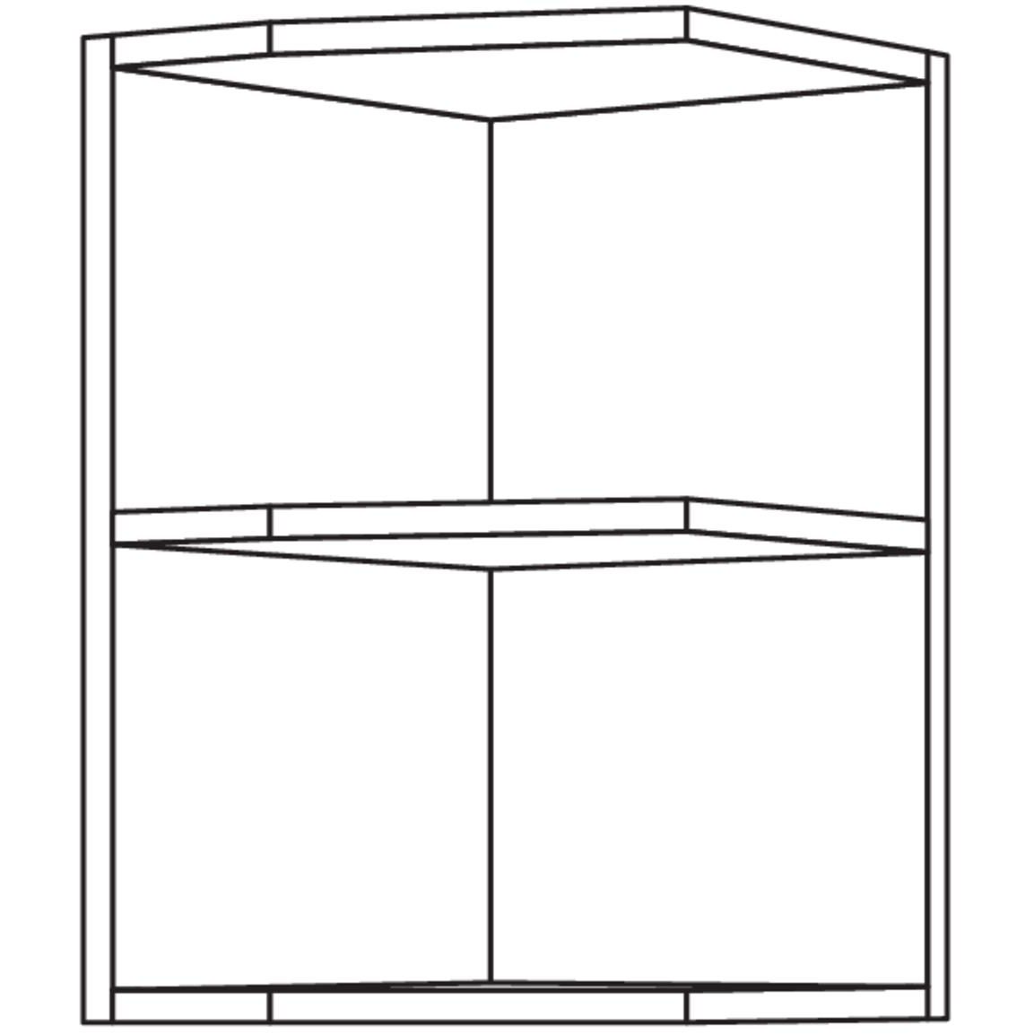 Nobilia Wand-Abschlussregal WRA32-58 21722