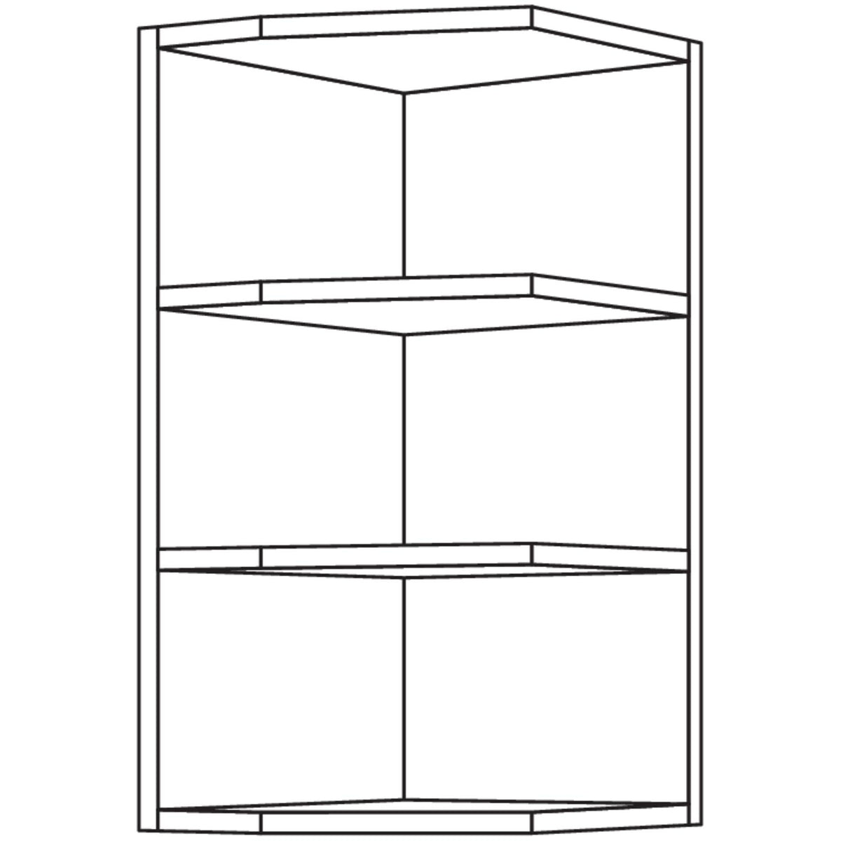 Nobilia Wand-Abschlussregal WRA32-1 31722
