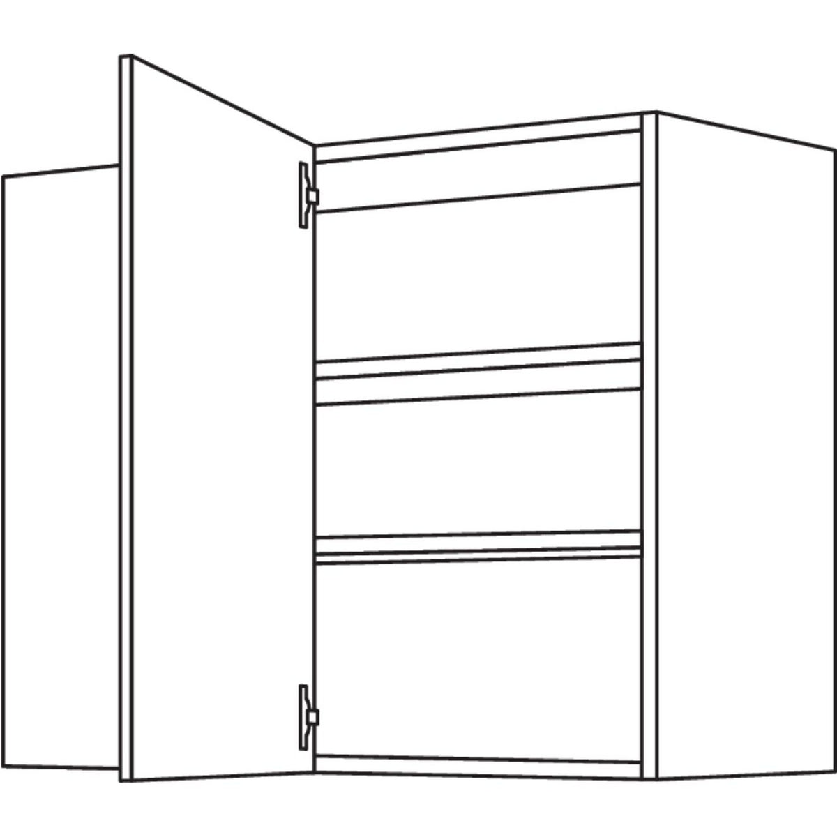 Nobilia Wand-Eckschrank WE80-35-1 32687