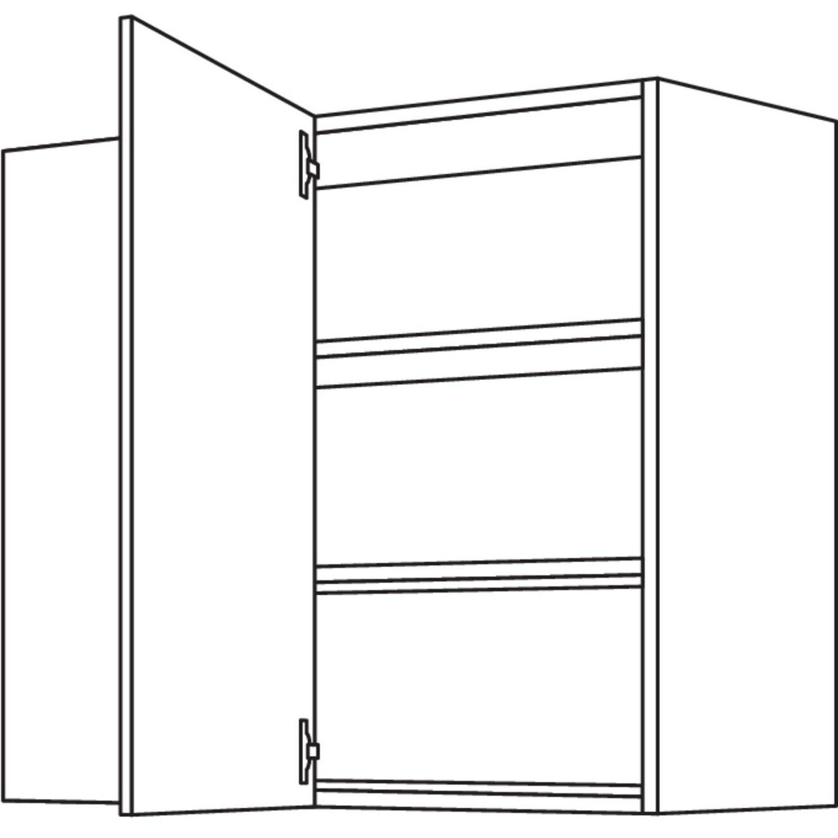 Nobilia Wand-Eckschrank WE60-20-2 42677
