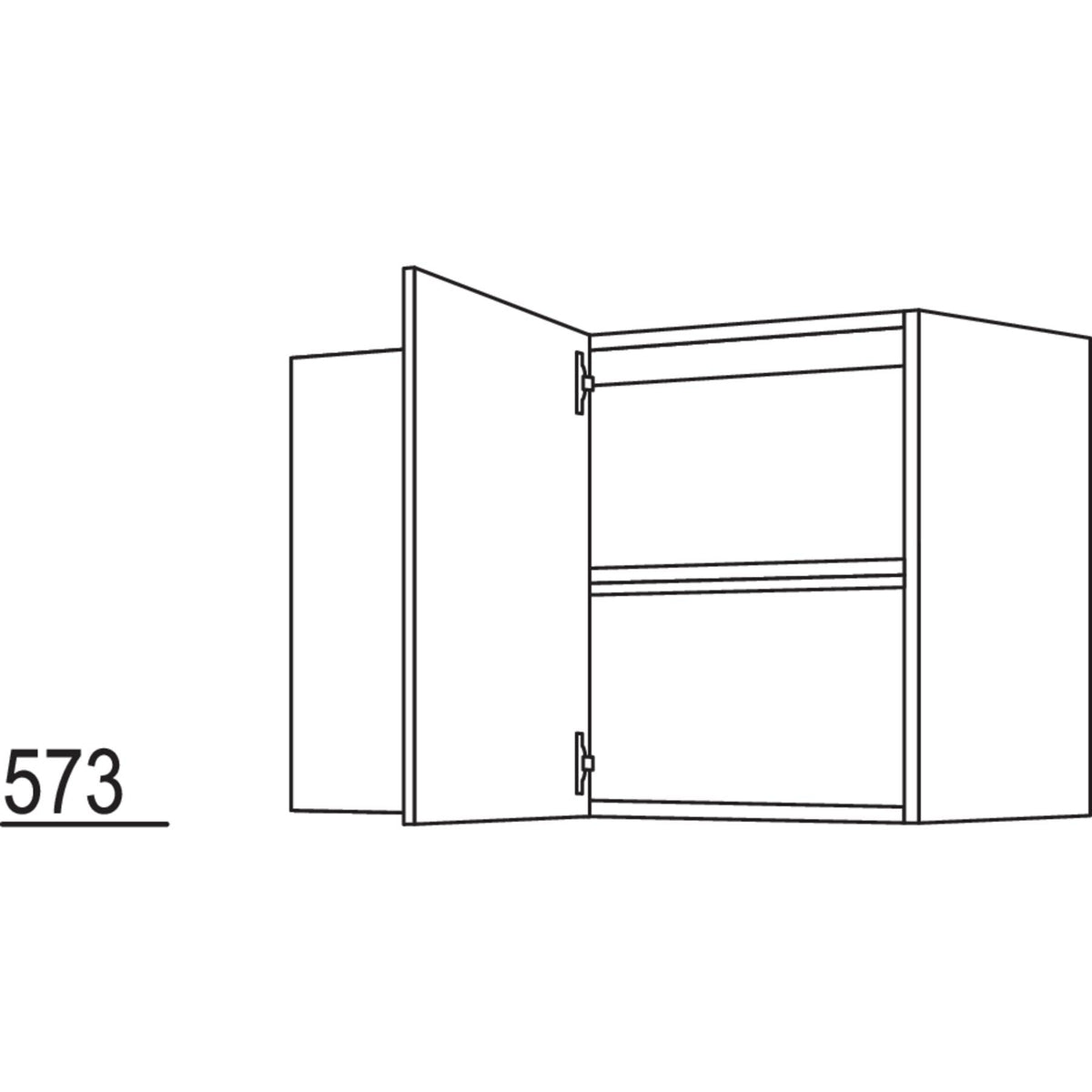 Nobilia Wand-Eckschrank WE60-20-58 26677