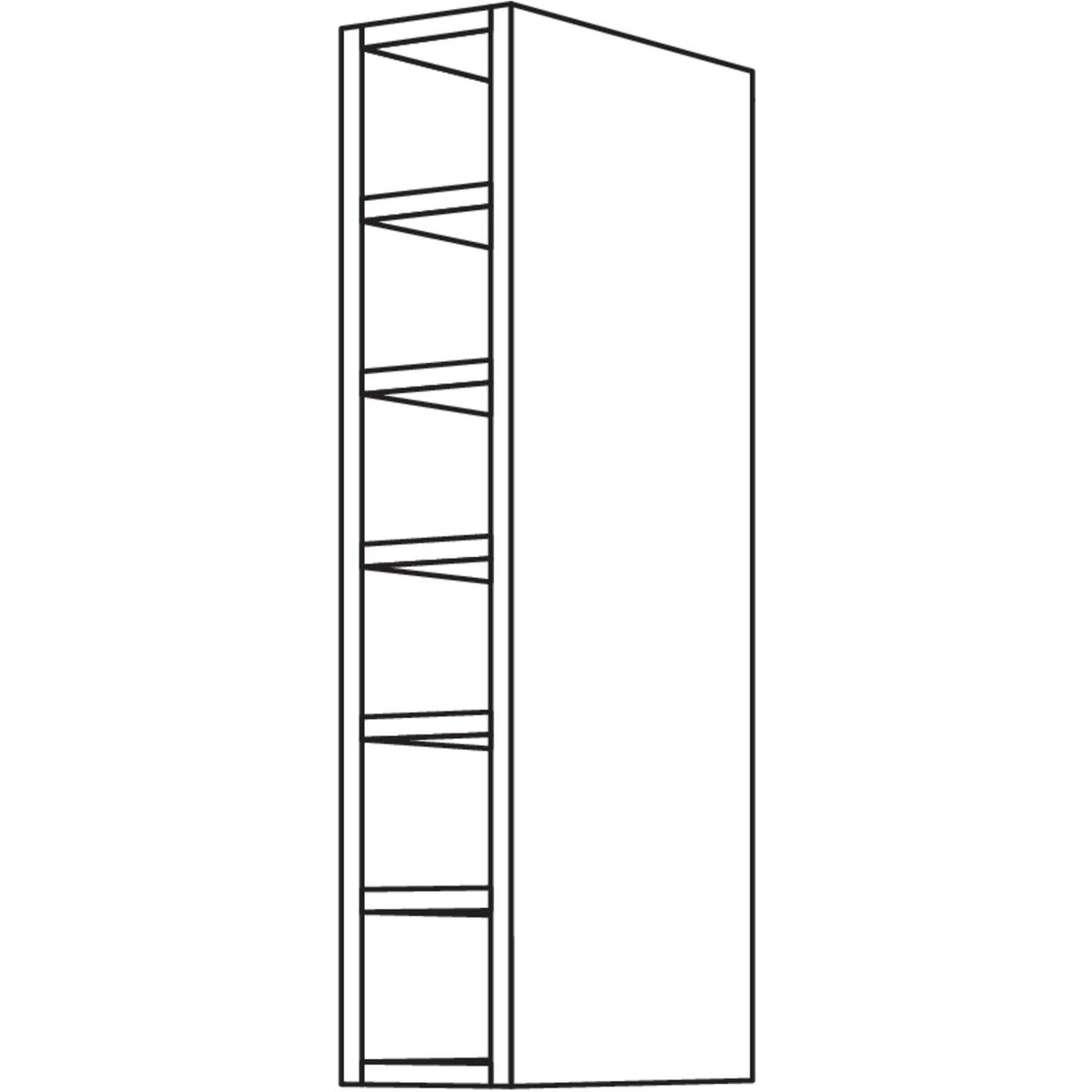 Nobilia Wand-Flaschenregal WRF15-3 55235