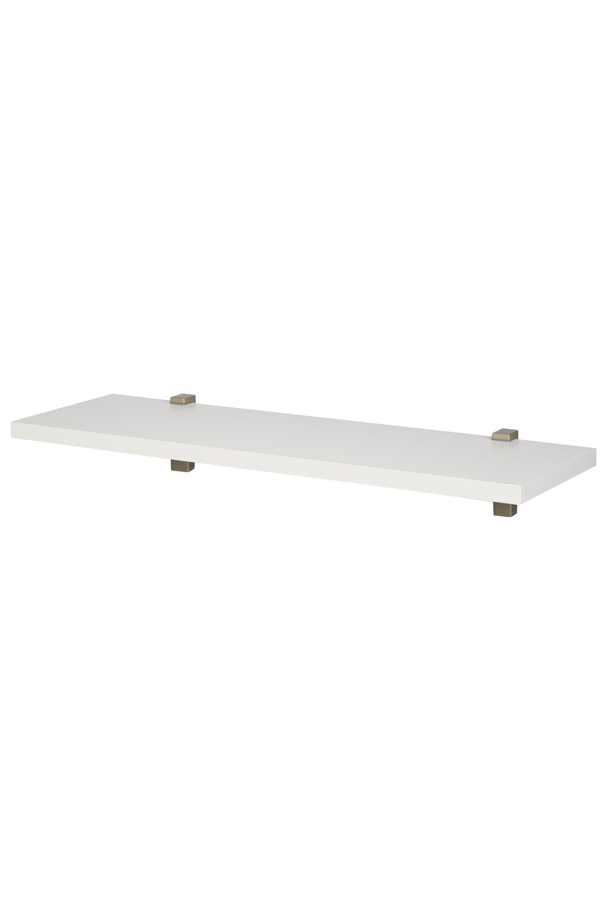 Wandboard 60cm 80cm 90cm 100cm Alpin-weiß mit Wandhalterung Wandregal Bücherregal Wohnzimmer Küche Bad