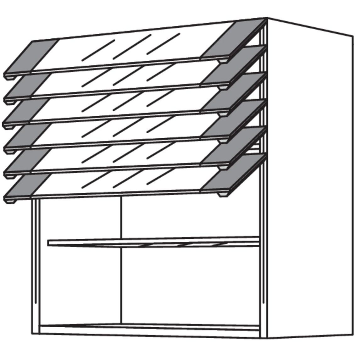 Nobilia Wandschrank Climber WGC60-1 33786