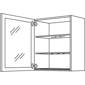 Nobilia Wandschrank Glasrahmentuer NWG45-2 66104