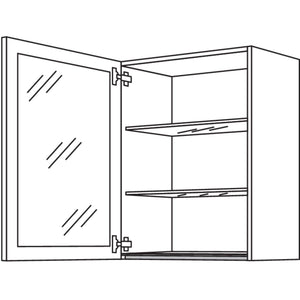 Nobilia Wandschrank Glasrahmentuer NWG50-3 69105