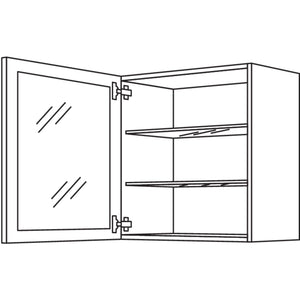 Nobilia Wandschrank Glasrahmentuer WG45-1 30104