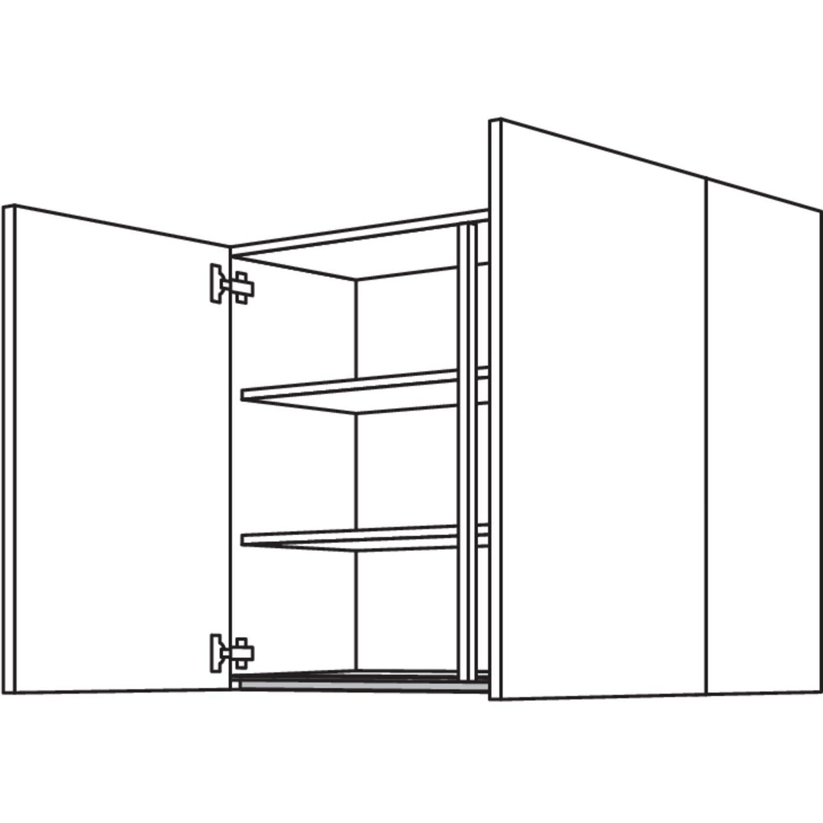 Nobilia Wandschrank NW100-3 68010