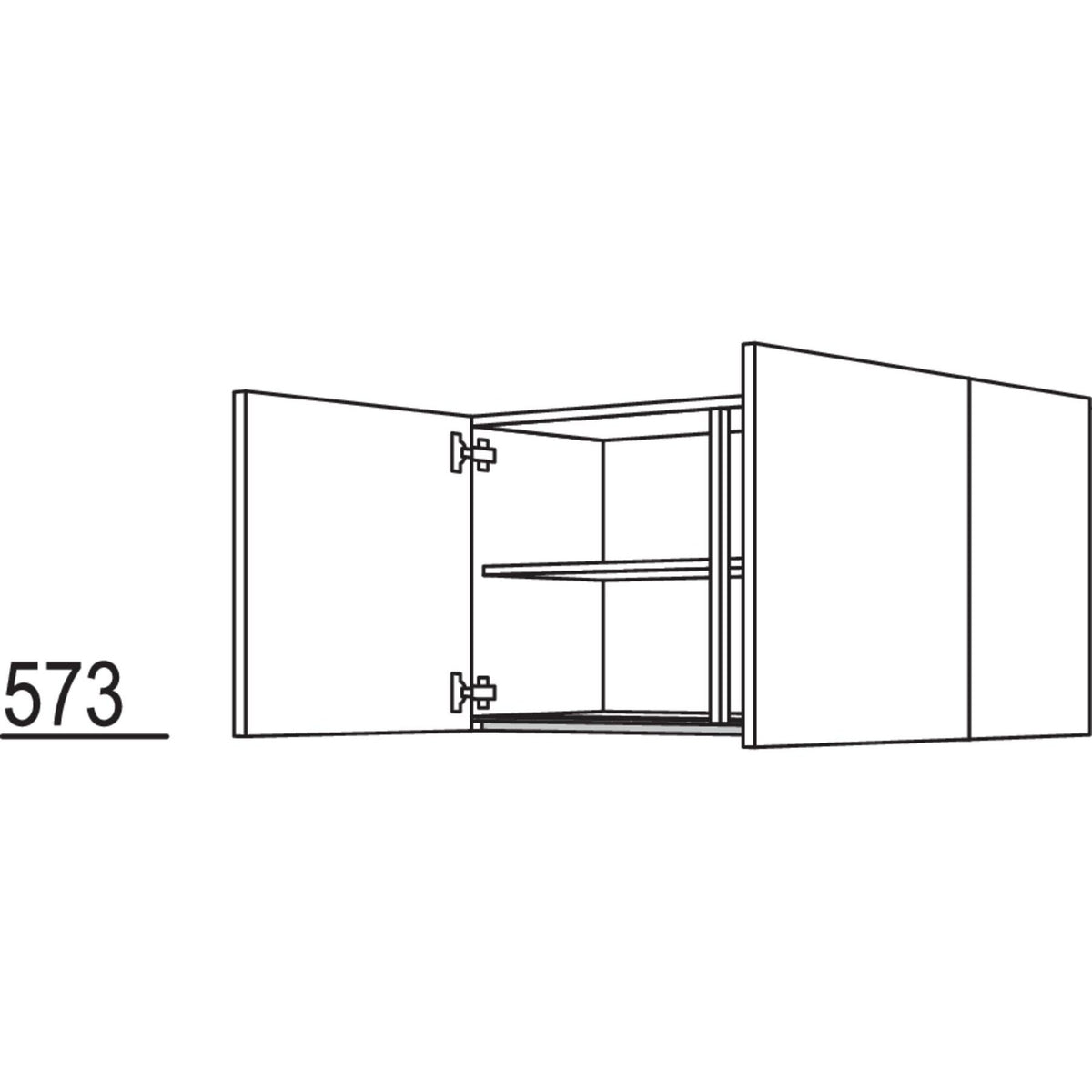 Nobilia Wandschrank NW90-58 65009