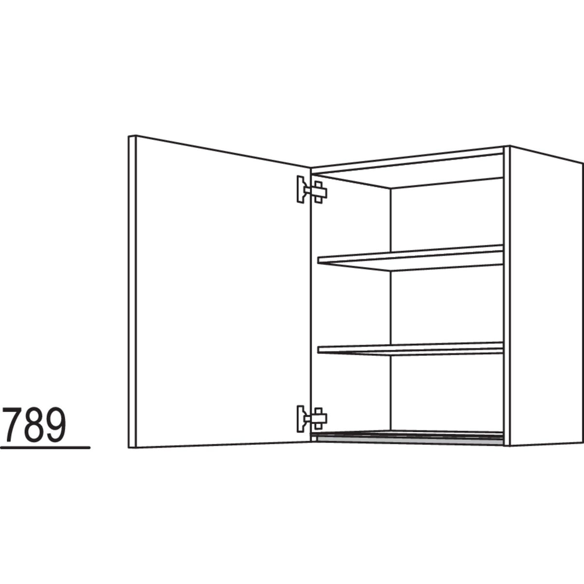 Nobilia Wandschrank NW60-2 66006