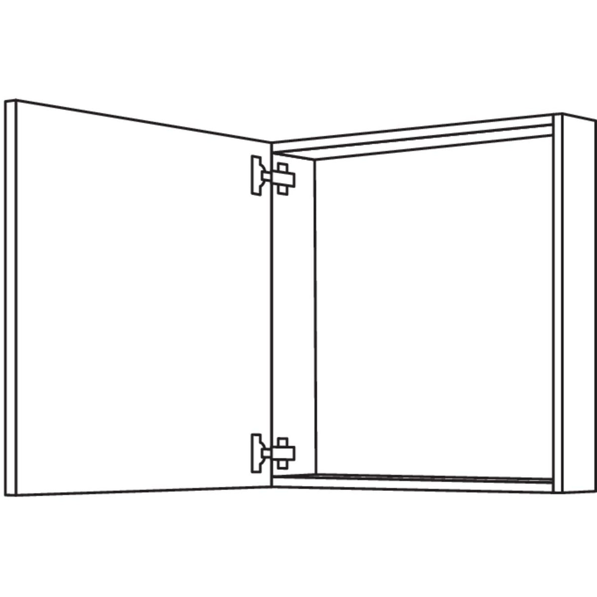 Nobilia Wandschrank-Rahmenteil WRT45-1 31447