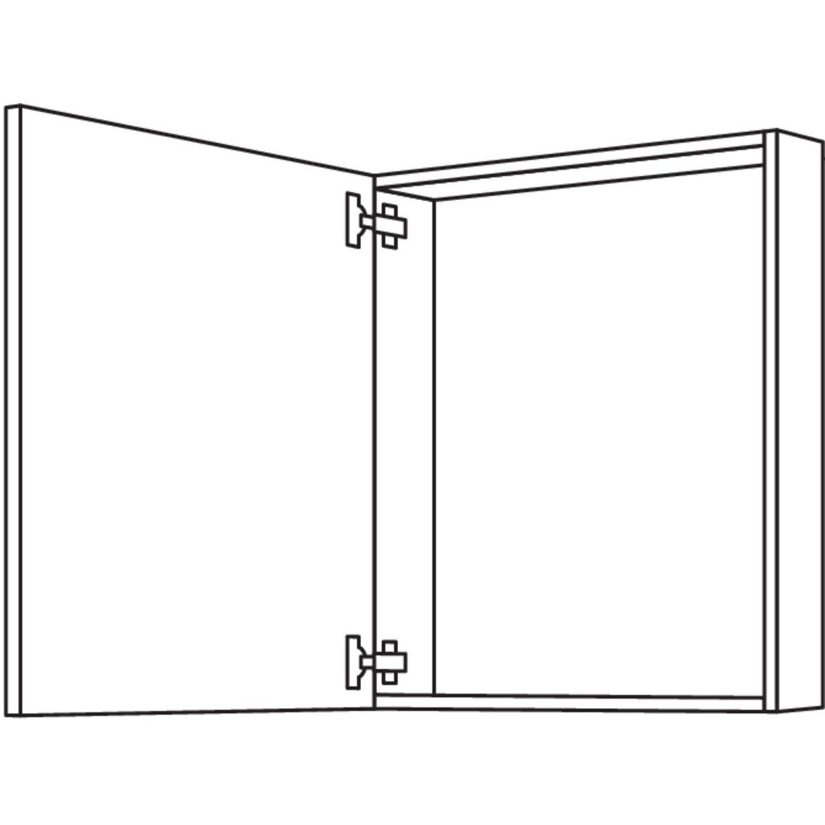 Nobilia Wandschrank-Rahmenteil WRT30-2 42443