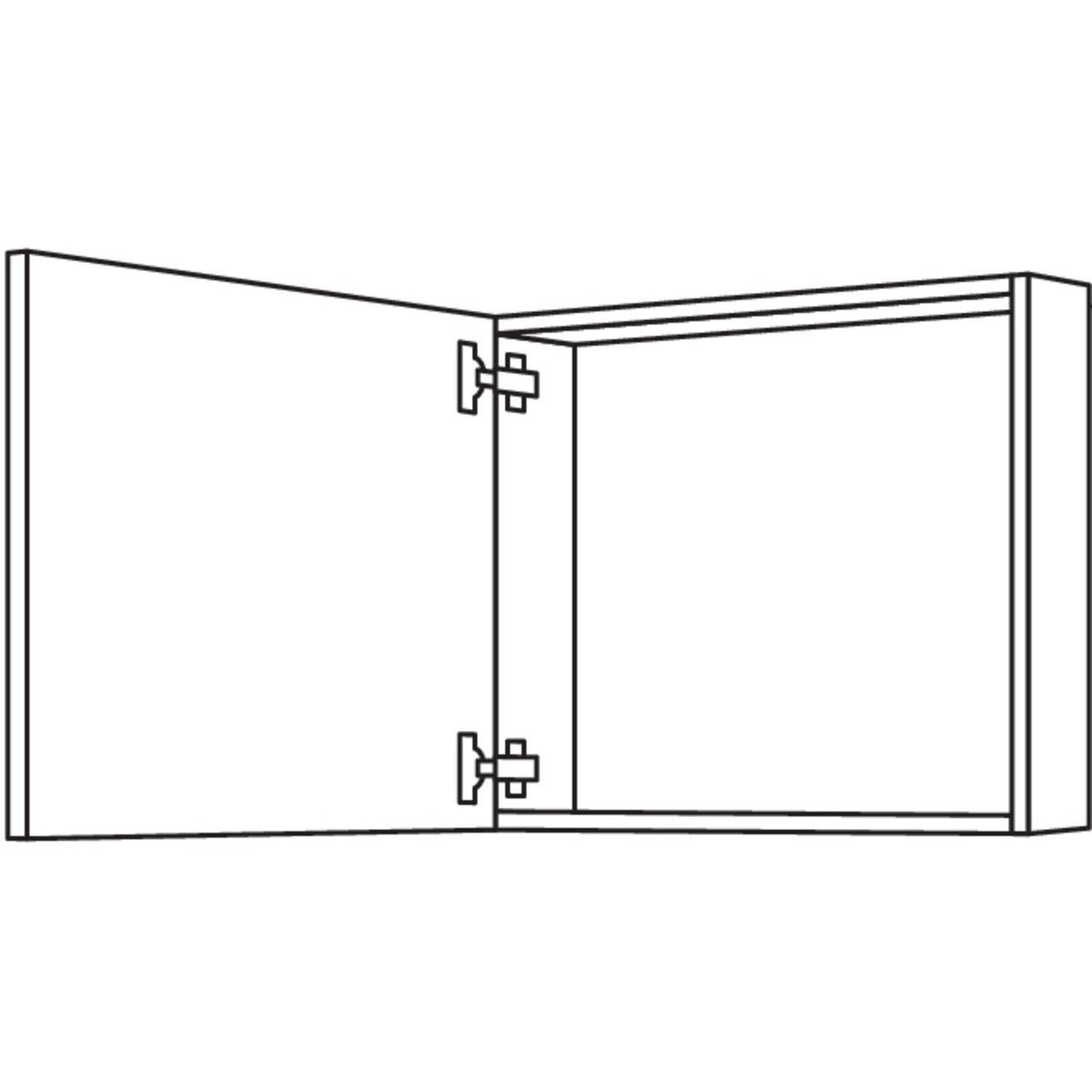 Nobilia Wandschrank-Rahmenteil WRT40-58 26444