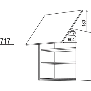 Nobilia Wandschrank Schwingklappe NWKS60-1 64542