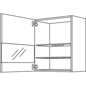 Nobilia Wandschrank Segmentglastuer WGLS45-2 41434