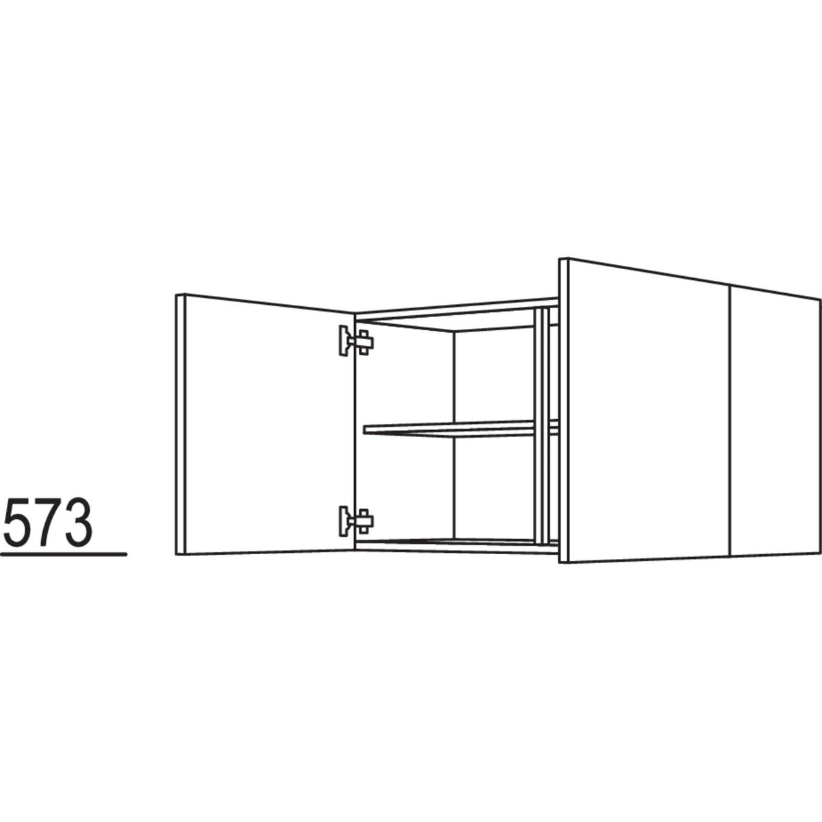 Nobilia Wandschrank W100-58 26010
