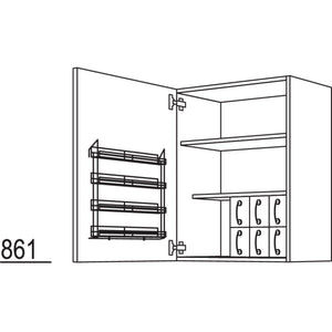 Nobilia Wandschrank WSG60-3 52026