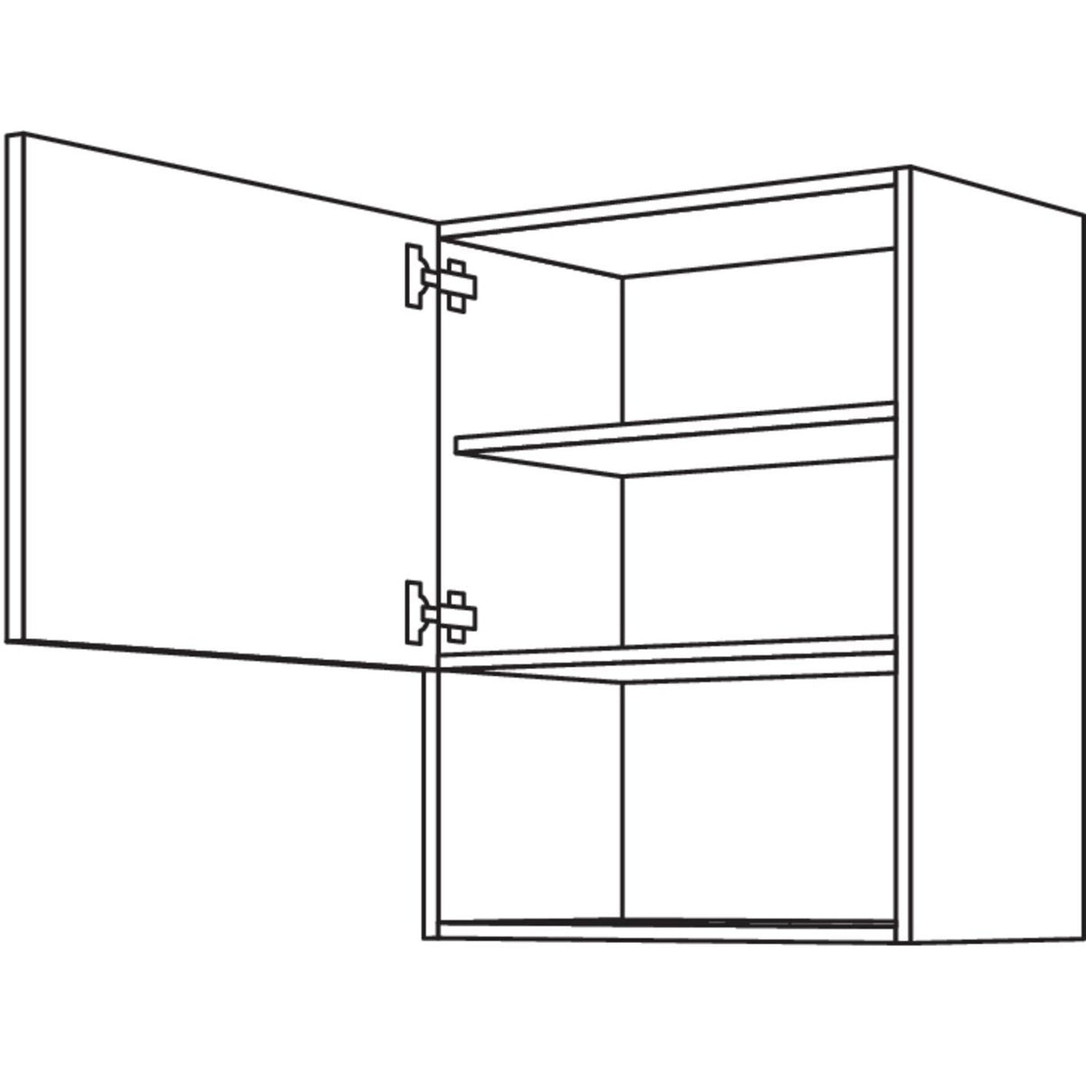 Nobilia Wandschrank fuer Mikrowellengeraet WM60-3 51568